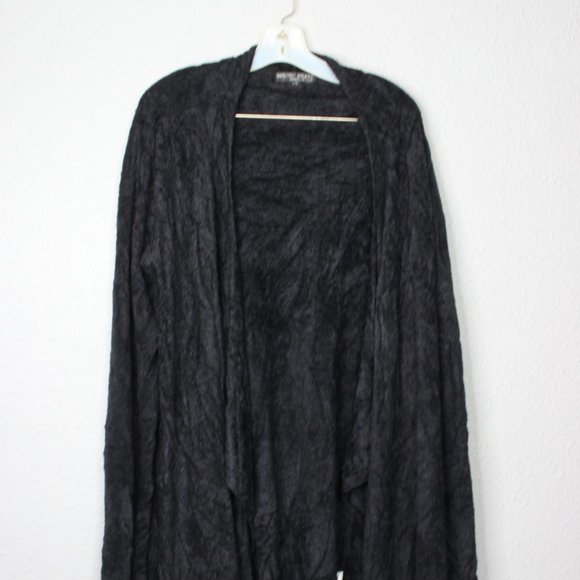 Barefoot Dreams Black Drapey Cardigan sz L/XL - Picture 2 of 7